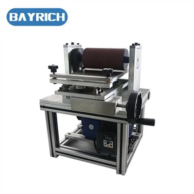 수동 플랫 벨트 연삭기